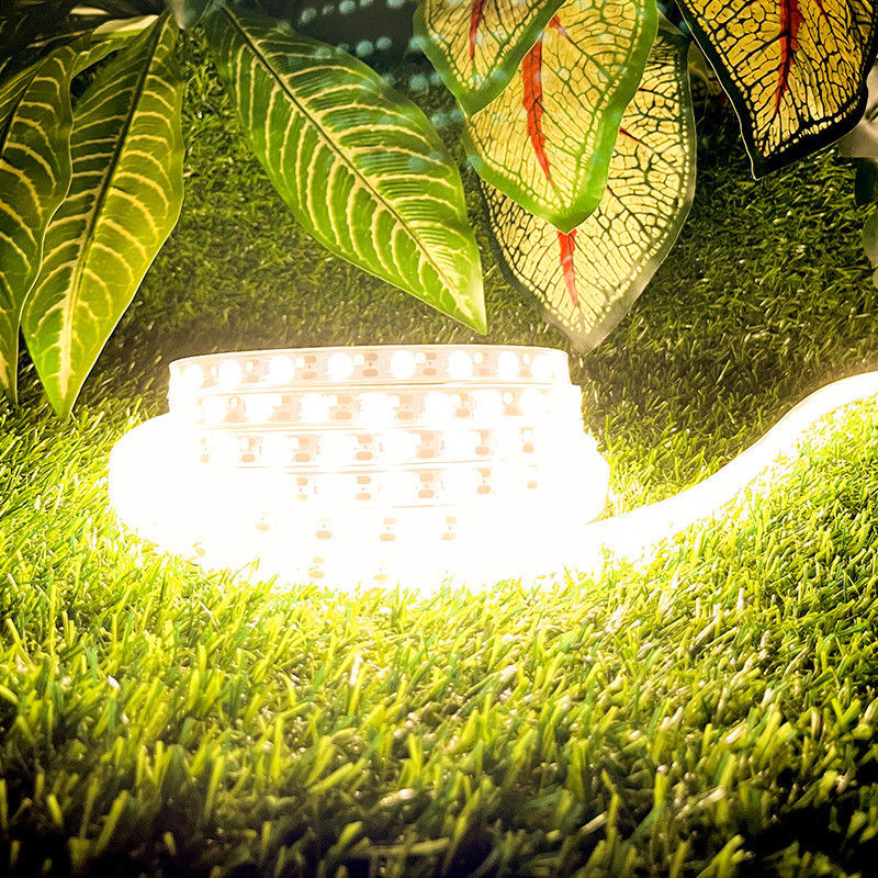 Lâmpadas de faixa solar flexíveis para decoração de casa Casamento Natal 2835 LEDs à prova d'água IP65