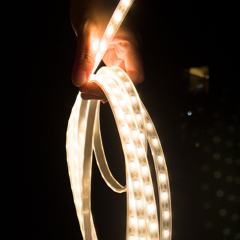 Lâmpadas de faixa solar flexíveis para decoração de casa Casamento Natal 2835 LEDs à prova d'água IP65