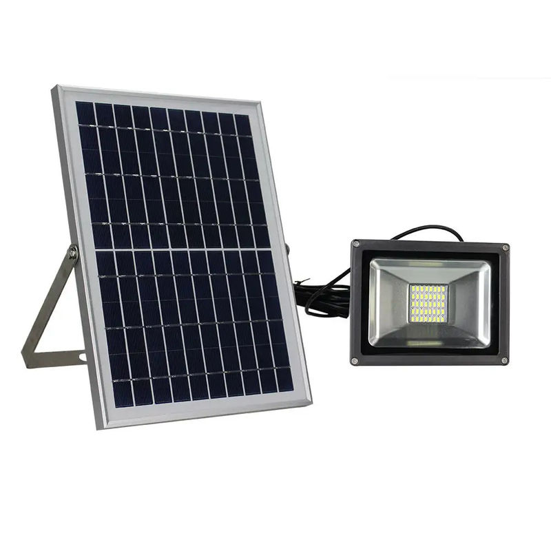 Lâmpada de inundação solar com escurecimento e modo de trabalho noturno automático