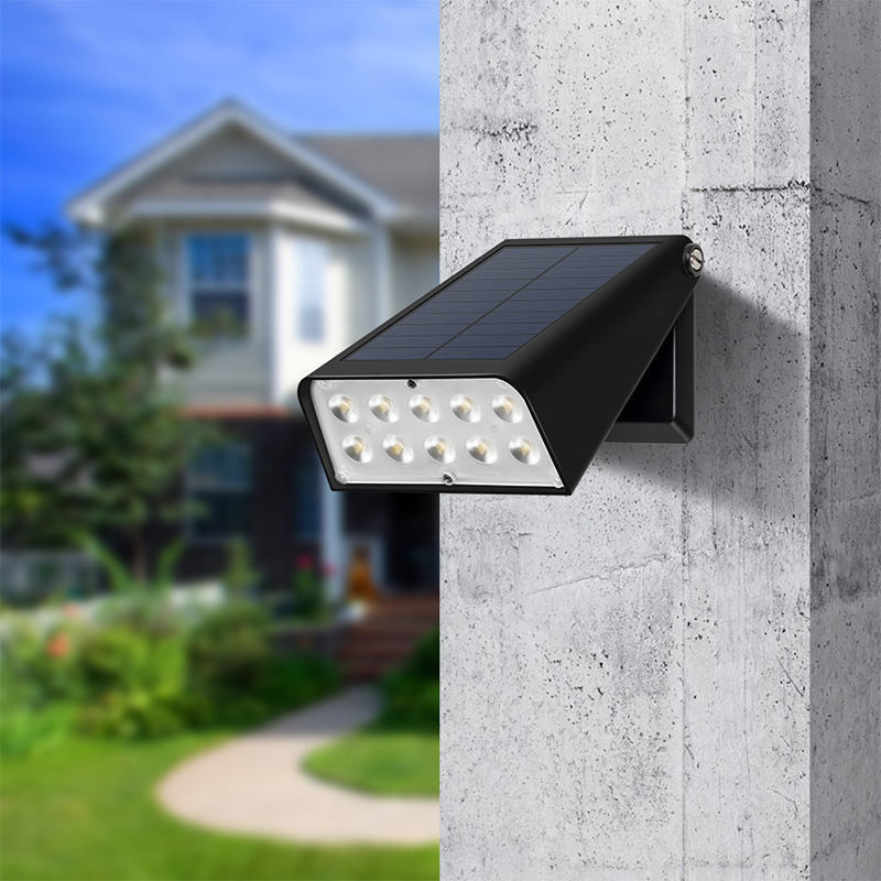 Super brilhante Iluminação solar de parede para jardim Garagem à prova d'água Segurança exterior