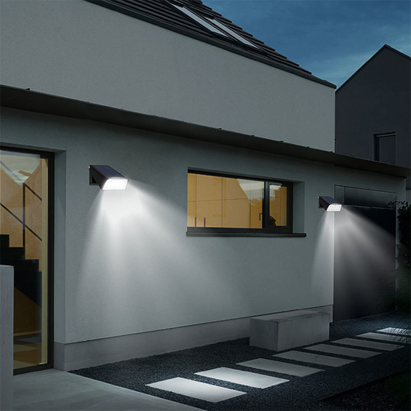 Super brilhante Iluminação solar de parede para jardim Garagem à prova d'água Segurança exterior