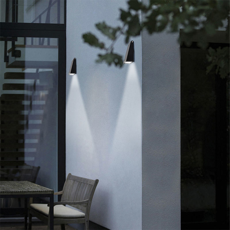 Super brilhante Iluminação solar de parede para jardim Garagem à prova d'água Segurança exterior