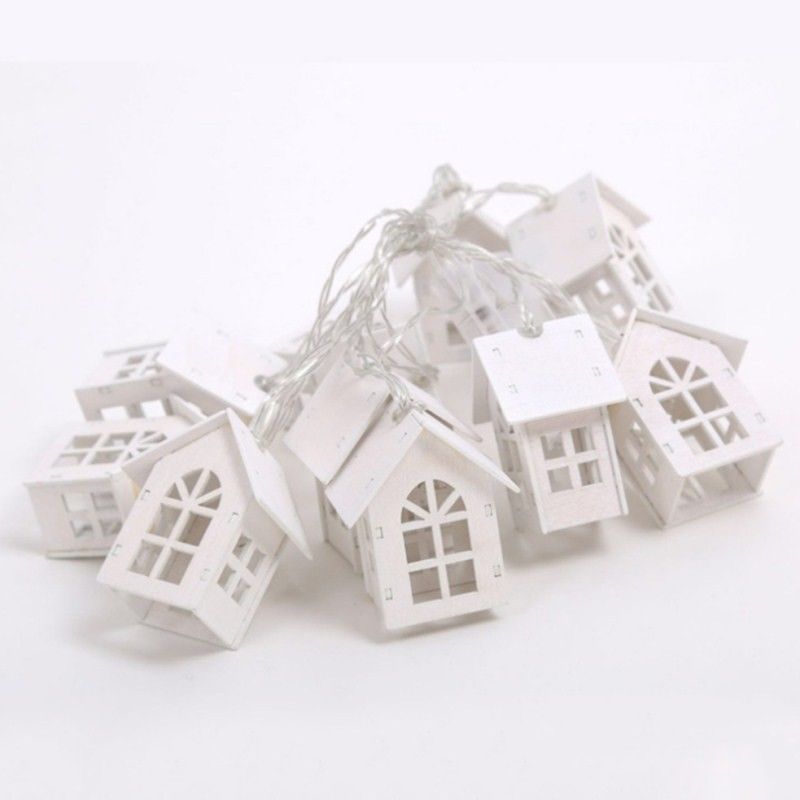 3500K Casa Branca Quente Lâmpadas de Cordas de Fada 1.5M 10L para Natal Interior Exterior