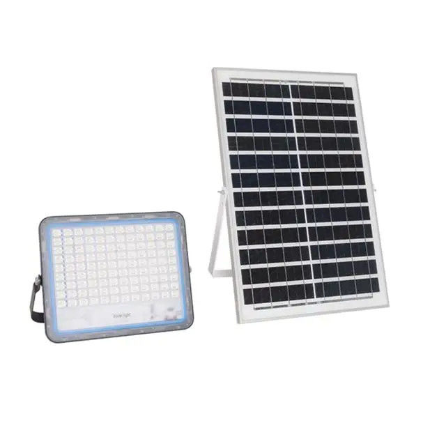 2- Corpo de lâmpada de alumínio durável Luz solar de inundação com alto brilho e IP65 impermeável