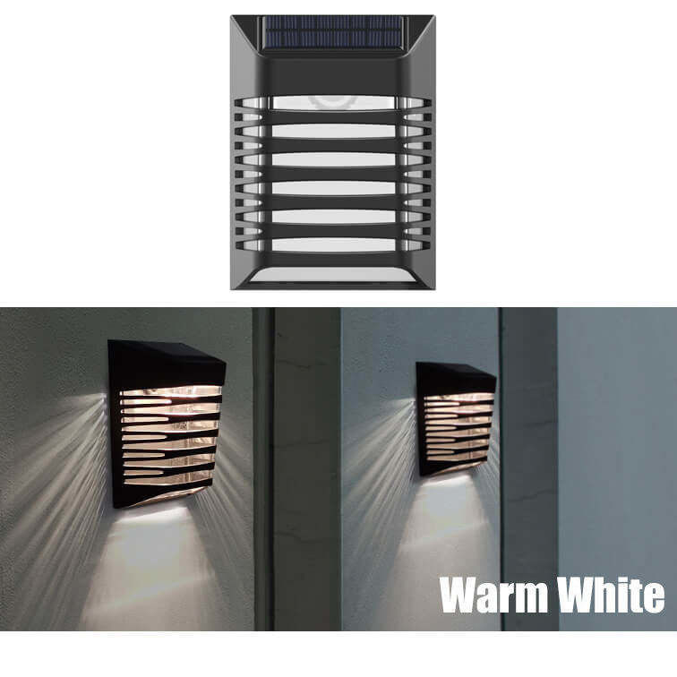 120° ângulo de feixe ABS mais recente resistente à água exterior Led Step Escalão Deck Jardim Parede Solar vedação post luzes