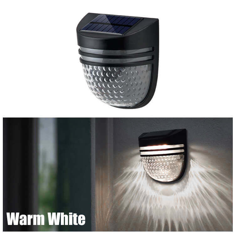 120° ângulo de feixe ABS mais recente resistente à água exterior Led Step Escalão Deck Jardim Parede Solar vedação post luzes
