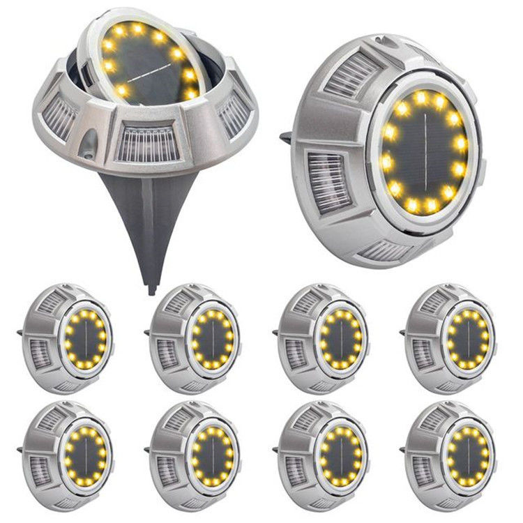 3V Voltagem de Entrada Luz solar subterrânea para decoração de jardim em ABS/Alumínio