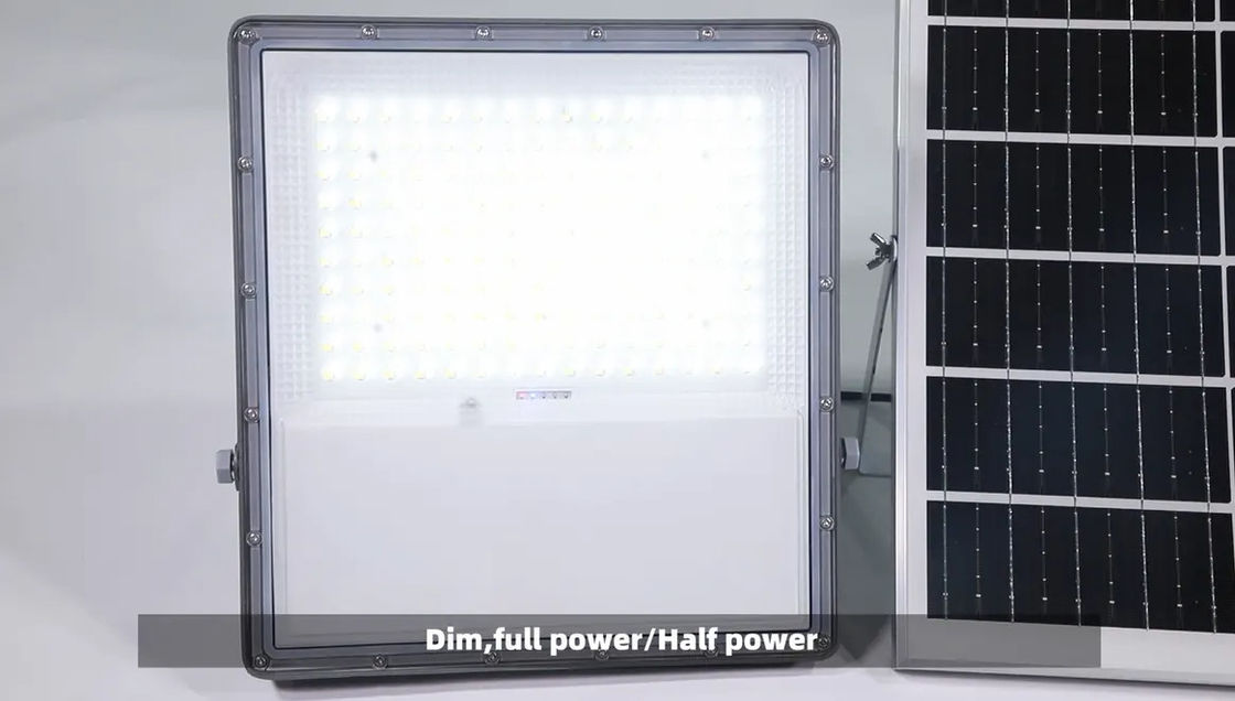 Peso do produto ((kg) 1,6 Alto brilho 200w Luzes solares de inundação para parque de estacionamento de jardim