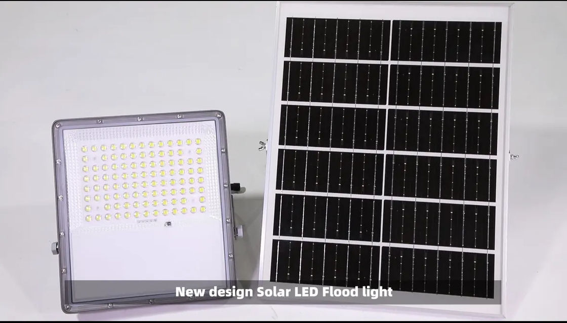 Peso do produto ((kg) 1,6 Alto brilho 200w Luzes solares de inundação para parque de estacionamento de jardim