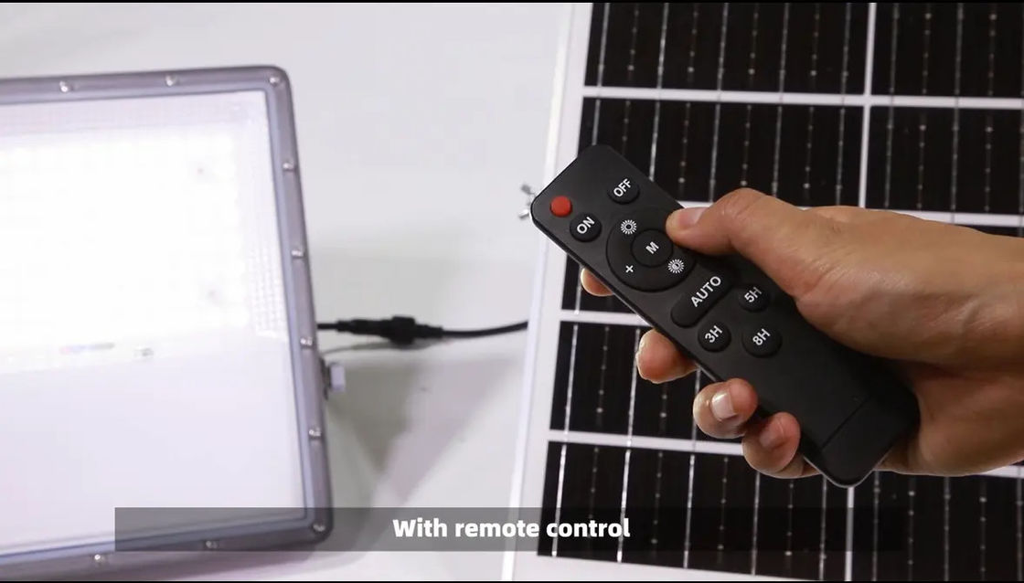 Peso do produto ((kg) 1,6 Alto brilho 200w Luzes solares de inundação para parque de estacionamento de jardim