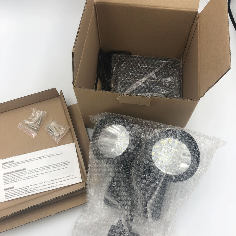 50000 horas de vida útil 22LED Sensor do corpo humano Luz de segurança solar para caminho exterior