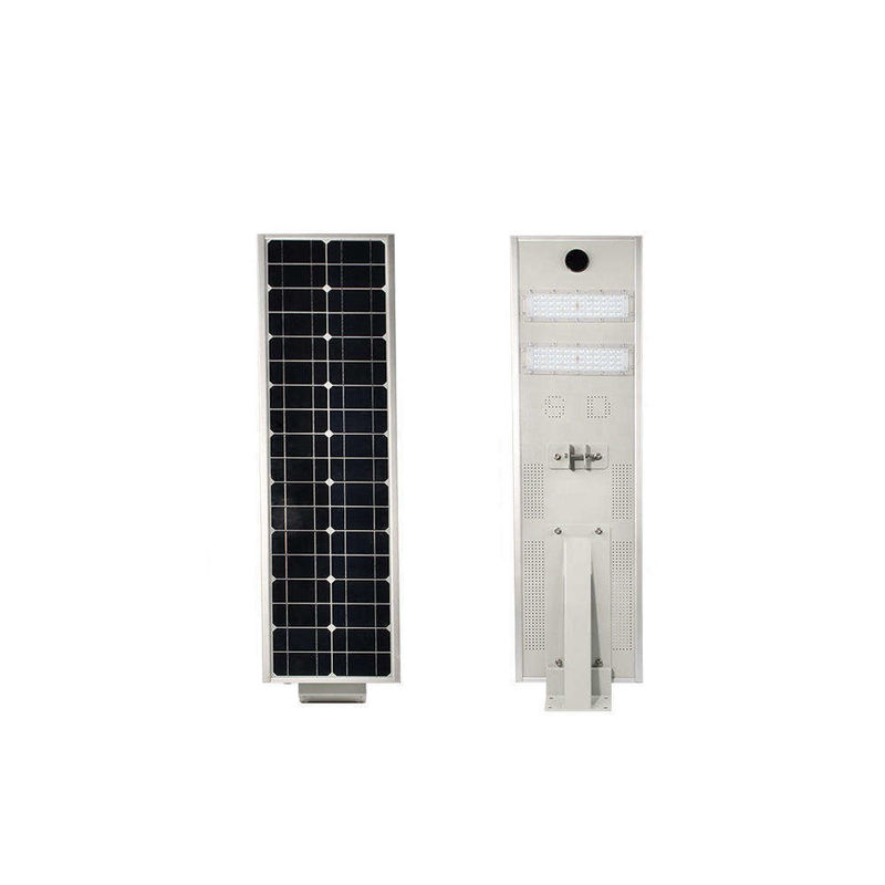 Iluminação exterior Iluminação solar de rua de 100w com índice de renderização de cor 80 e ângulo de feixe de 120 °