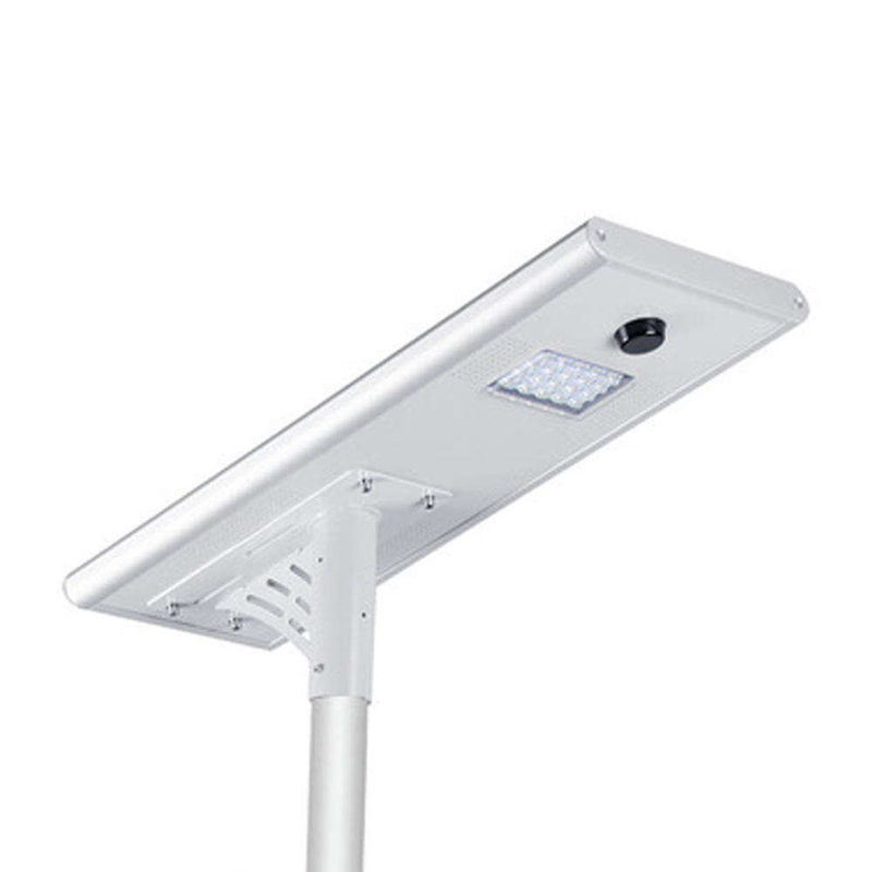 Iluminação exterior Iluminação solar de rua de 100w com índice de renderização de cor 80 e ângulo de feixe de 120 °