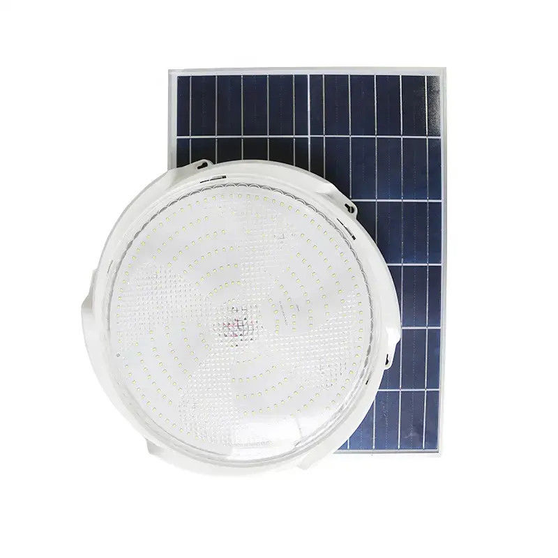 20-300w Intelligent Solar Led Ceiling Light com painel solar para interiores e exteriores