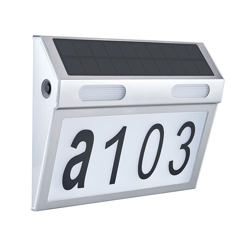 40lm Fluxo luminoso solar LED Iluminação de jardim para casa Garagem Porta Placa Iluminação de parede