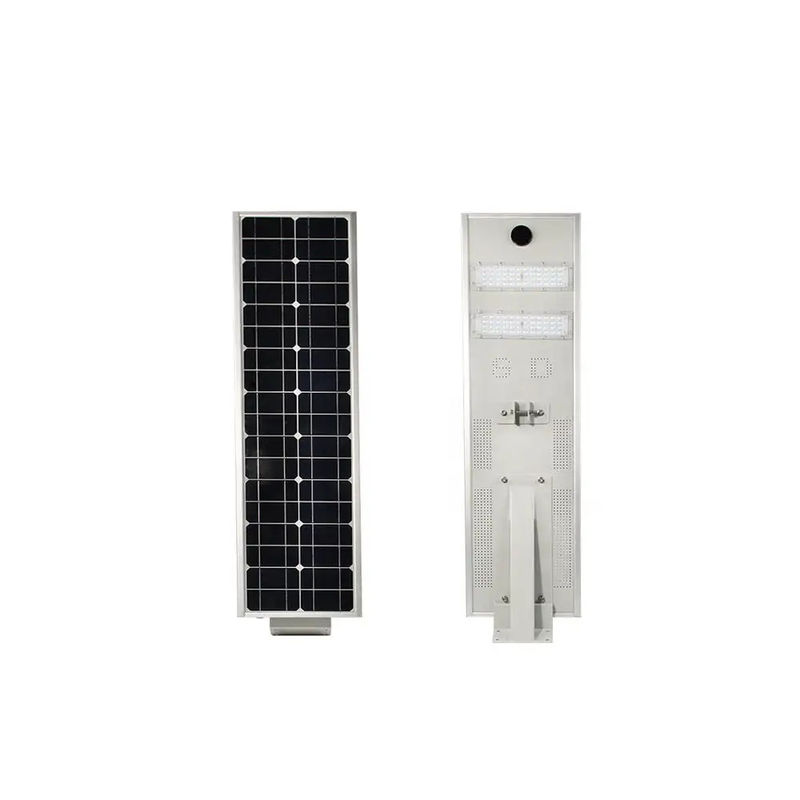 30W 40W 120W All In One IP65 Bateria de lítio Alimentada por auto-limpeza Luz solar de rua