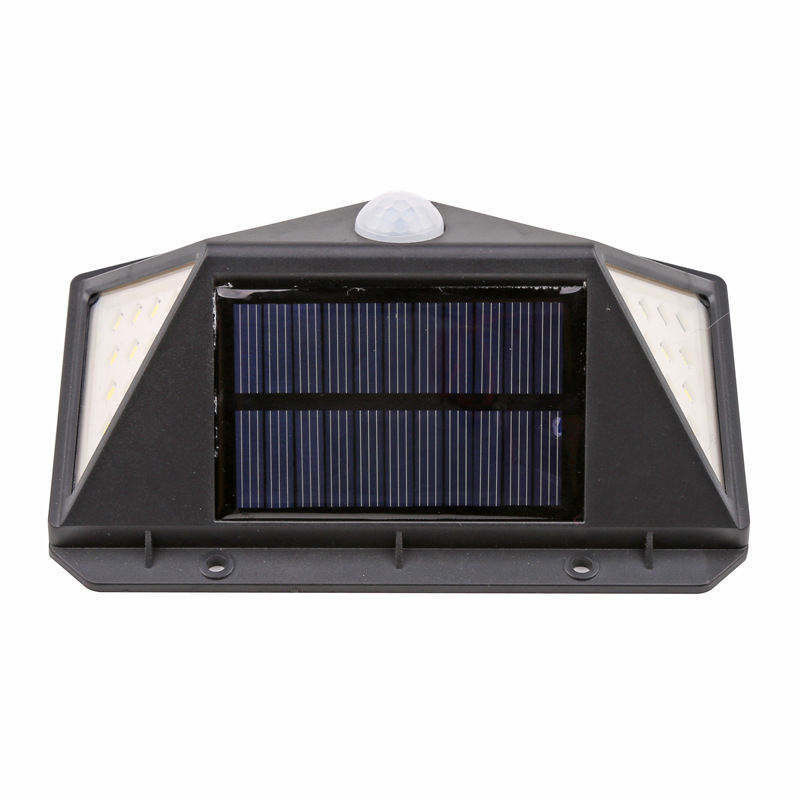 Lâmpada de jardim solar Sensor de luz de parede LED Luz de inundação com 65lm/w Eficiência luminosa