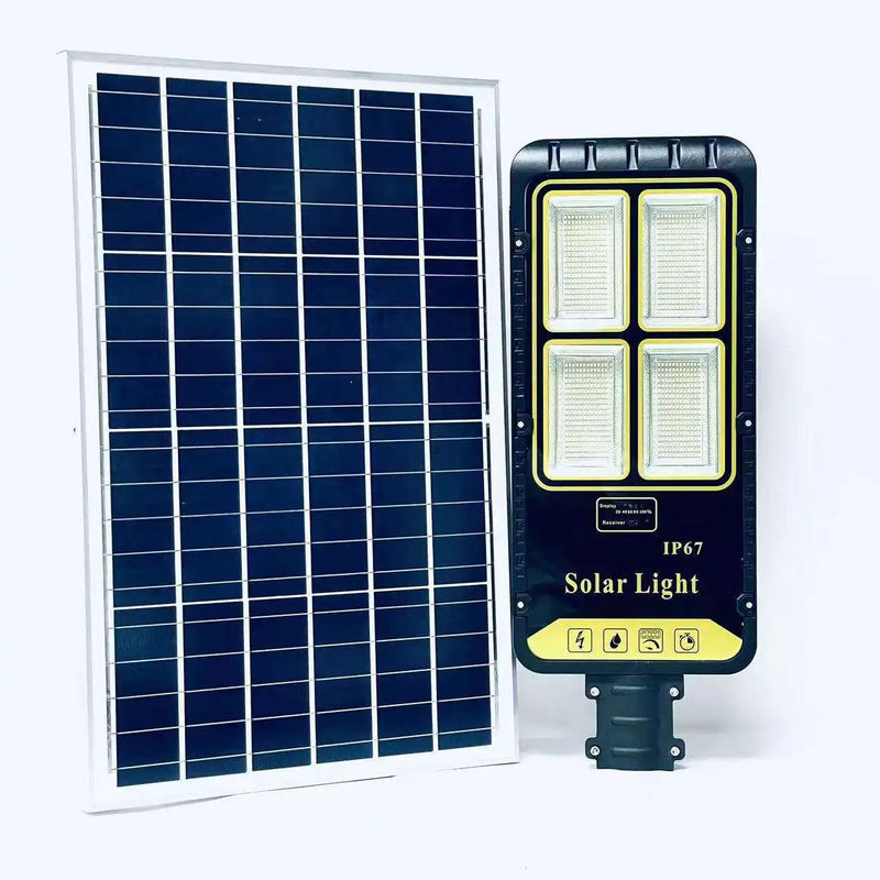 100W 200W 300W Solar Street Light All In One LED para iluminação exterior impermeável IP67