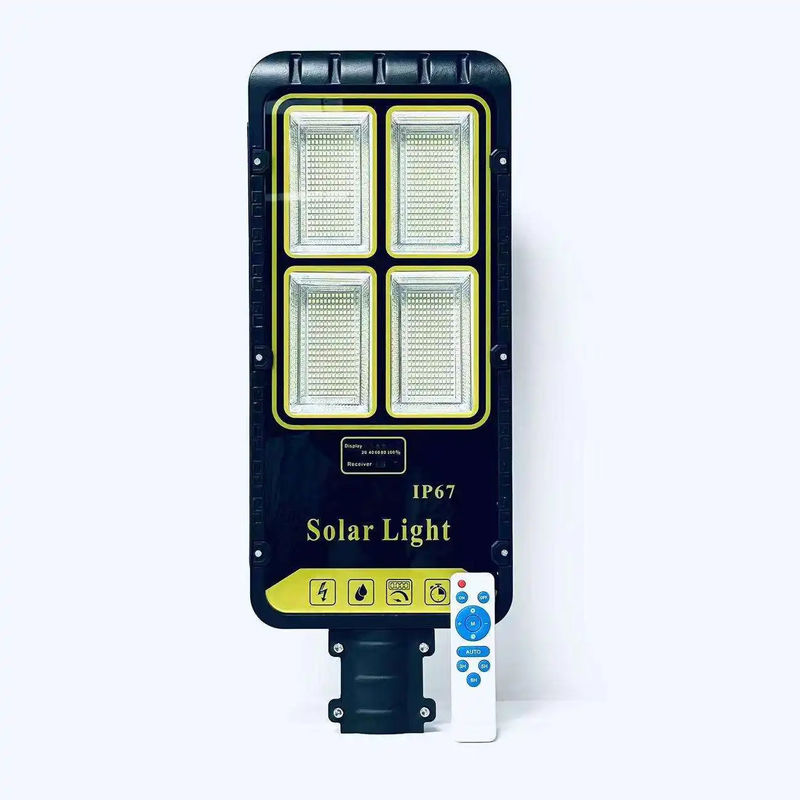 100W 200W 300W Solar Street Light All In One LED para iluminação exterior impermeável IP67