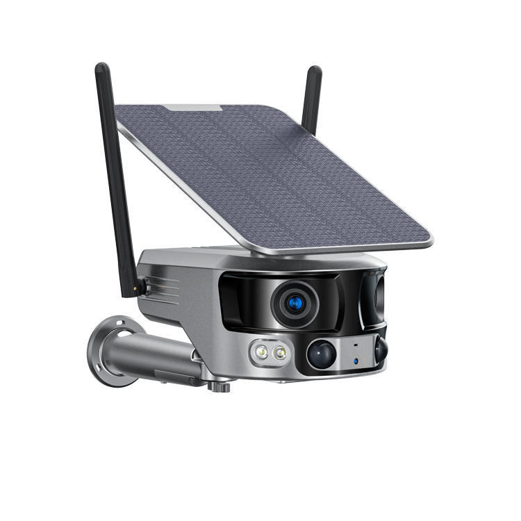 Oito milhões de articulação horizontal câmera solar ao ar livre Wifi câmera de câmera de câmera de vídeo