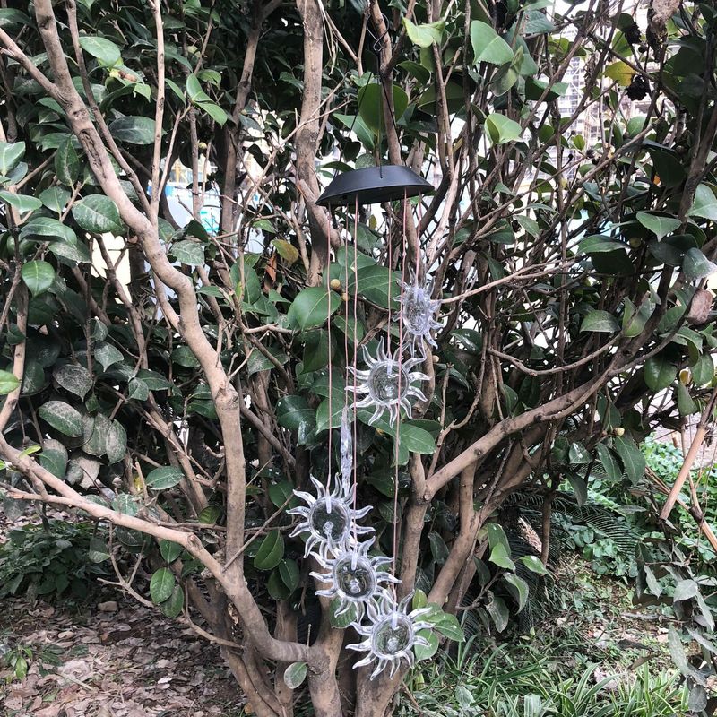 Lâmpada solar de mudança de cor LED para o exterior para material ABS de jardim