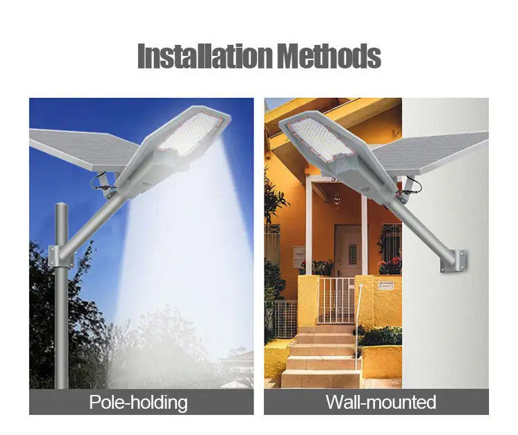Lâmpadas solares 300w 400w 500w 200lm/W Ip66 Lâmpadas Solares Iluminação para comercial