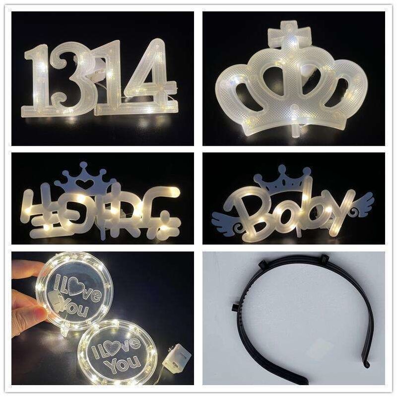 8 modos LED luz do bolo para o feriado feliz aniversário casamento jardim decoração de Natal