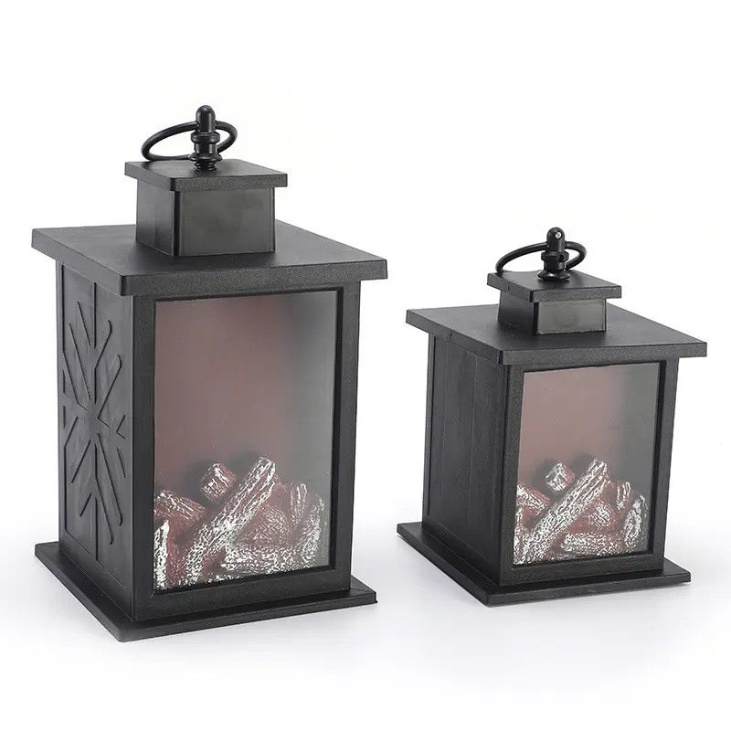 Lâmpada de chama de simulação para decoração de quarto Luzes LED de Natal 3 * AA Bateria 0,4kg