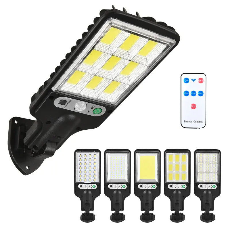 Lâmpada solar de jardim sensor de alta luminosidade de segurança para iluminação exterior