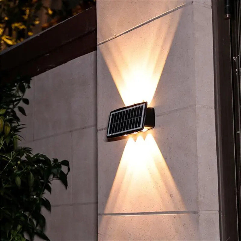 Villa Highlight Parede Jardim Luz solar de pátio com índice de renderização de cores de 80 Ra