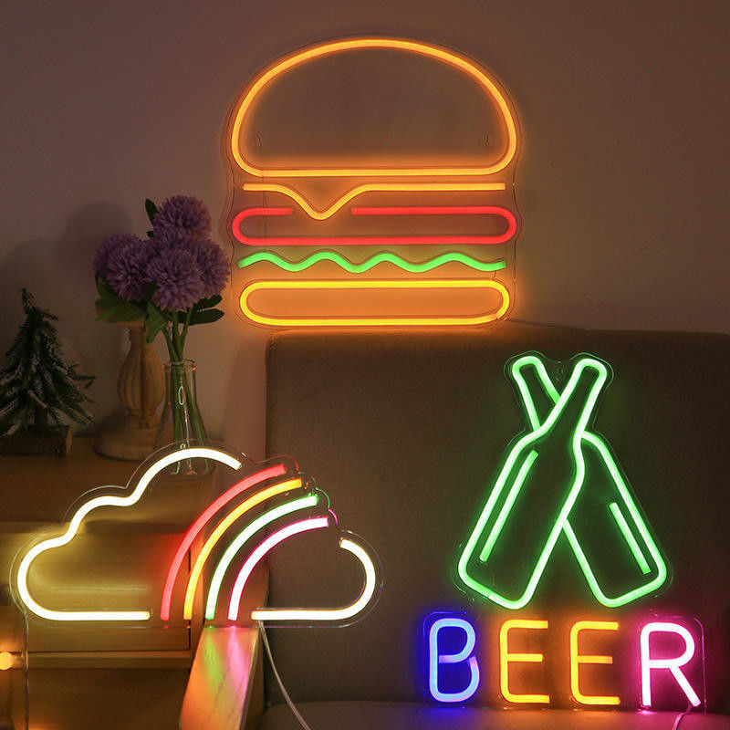 Casa Festa Decoração de Férias Xmas Presente LED Luz Neon Banana Wall Art Signo para Necessidades Domésticas