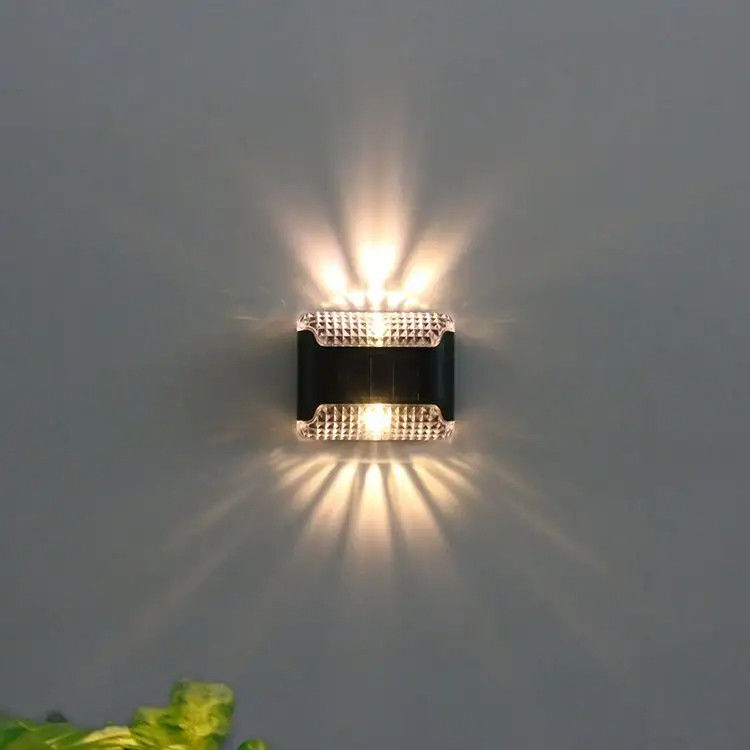 80 Luces Solares lâmpada montada na parede LED luzes solares para decoração de jardim ao ar livre
