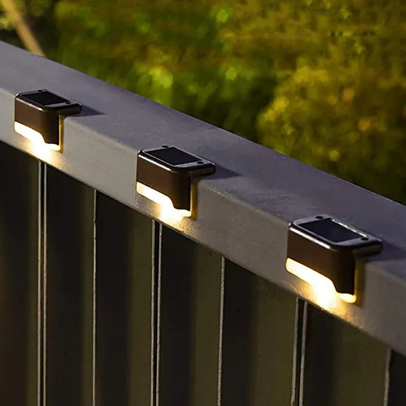2700K Temperatura de cor Luzes de vedação solar estável LED à prova d'água Luzes de terraço solar 1-