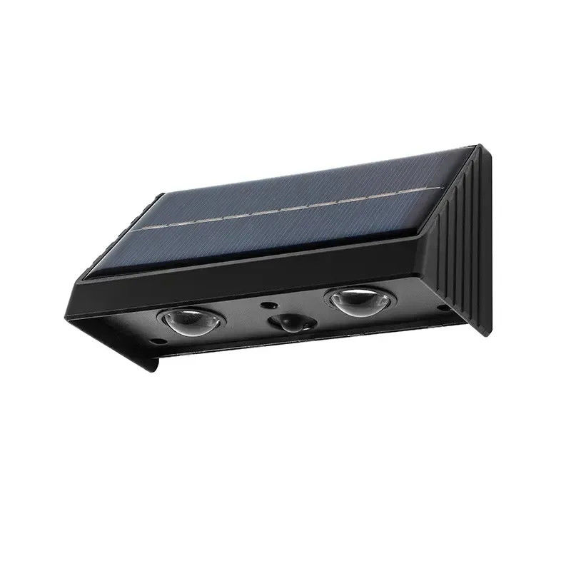 IP54 resistente à água Lâmpada de parede solar LED decorativa exterior para varanda Escalão Patio Spot Light