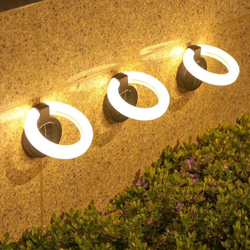 LED Solar Street Light 17 LED Luzes de parede dobráveis para casa