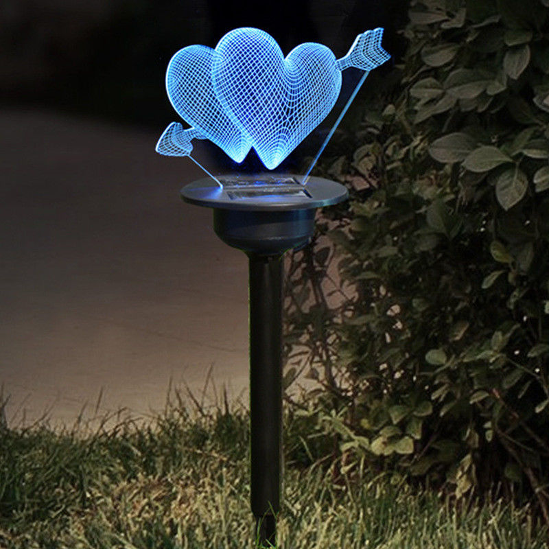 Lâmpada de gramado solar IP65 à prova d'água para jardim