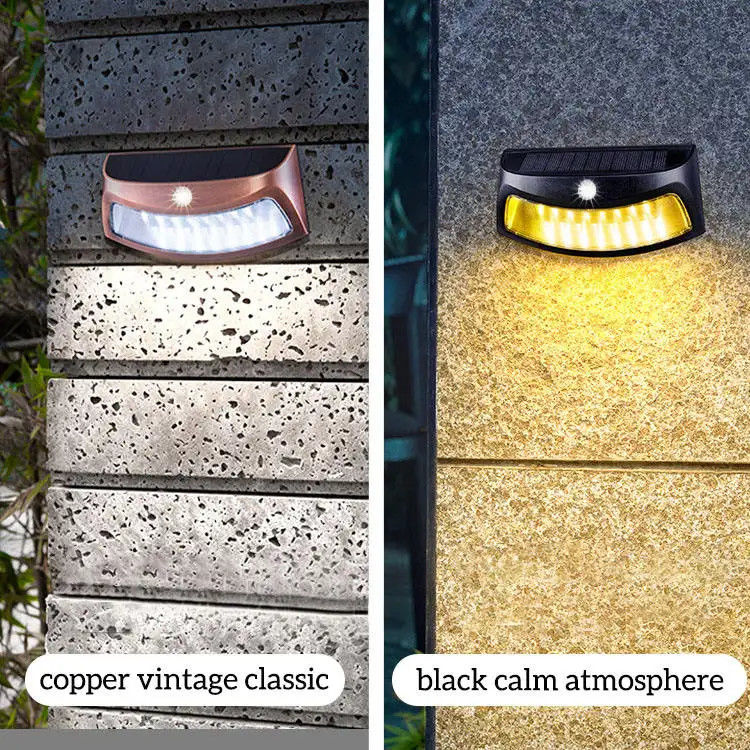 Iluminação de parede de energia solar de 2V para iluminação exterior de varanda