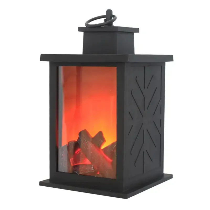 Suporte Dimmer NO fogo de carvão Fogo Luz de chama ABS Lâmpada de lareira Luz noturna Luz de decoração