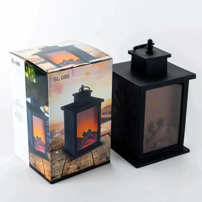 Suporte Dimmer NO fogo de carvão Fogo Luz de chama ABS Lâmpada de lareira Luz noturna Luz de decoração