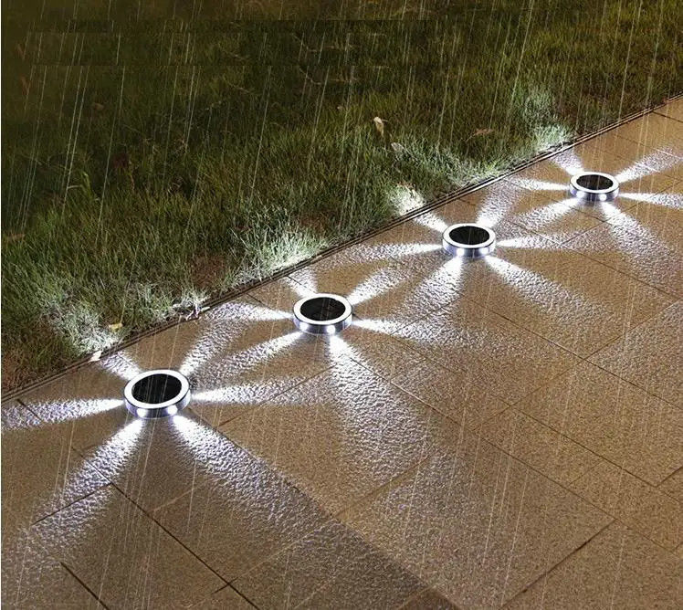 Iluminação solar exterior de piso de escada com 90lm/w de eficiência
