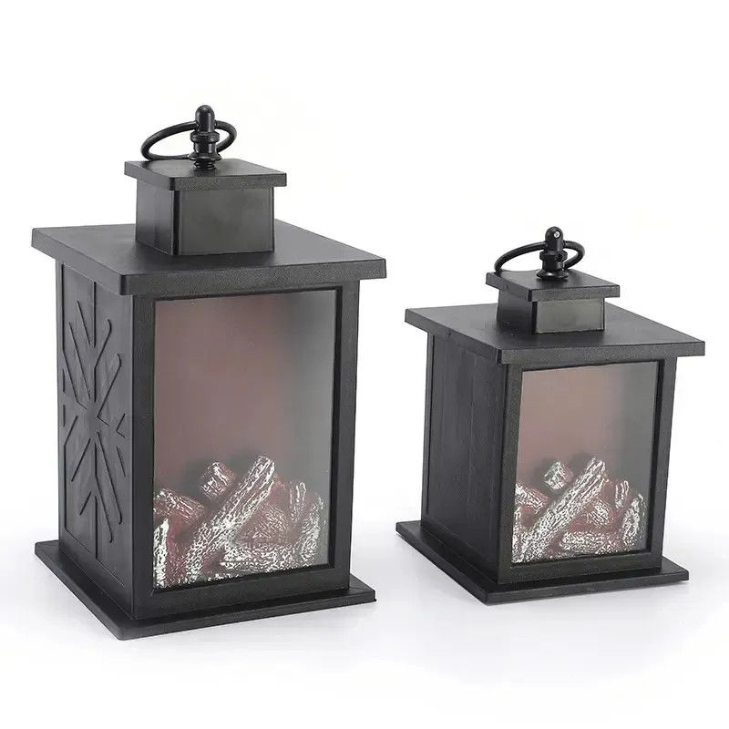 Suporte Dimmer NO fogo de carvão Fogo Luz de chama ABS Lâmpada de lareira Luz noturna Luz de decoração