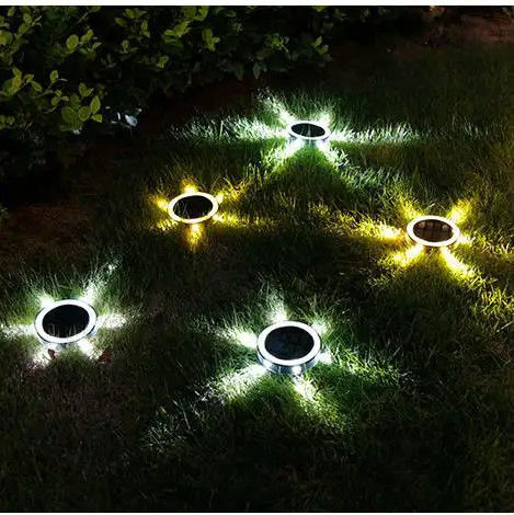 Iluminação solar exterior de piso de escada com 90lm/w de eficiência