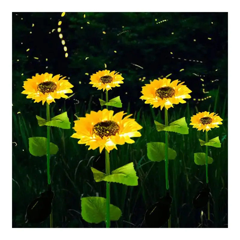 Lâmpada solar à luz solar impermeável jardim solar decorativo para pátio traseiro