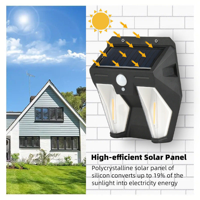IP65 resistente à água lâmpadas de filamento de tungstênio solar Ideal para segurança de jardim doméstico ao ar livre
