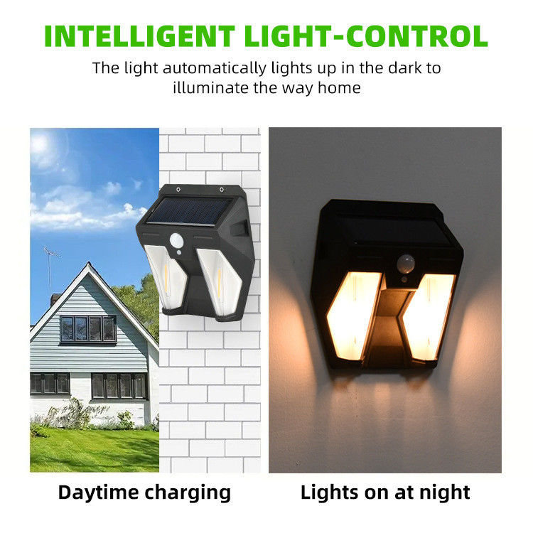 IP65 resistente à água lâmpadas de filamento de tungstênio solar Ideal para segurança de jardim doméstico ao ar livre
