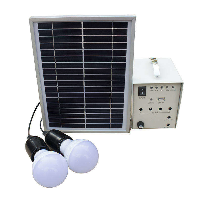 12 metros quadrados de alcance de irradiação mini kits portáteis de energia solar para o escritório doméstico