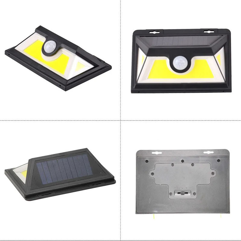 IP65 resistente à água LED luz solar de parede com sensor de movimento luz de segurança solar moderna