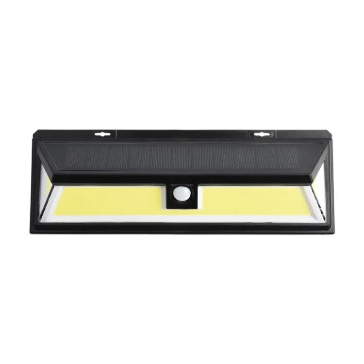 Lâmpadas solares de 180 LED Cob Sensor de movimento sem fio exterior Luz de segurança de parede