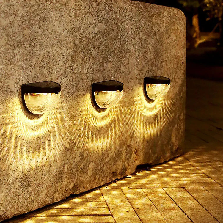 85lm/w Lâmpada Eficiência luminosa Luz solar de jardim para jardim semicircular decorativo