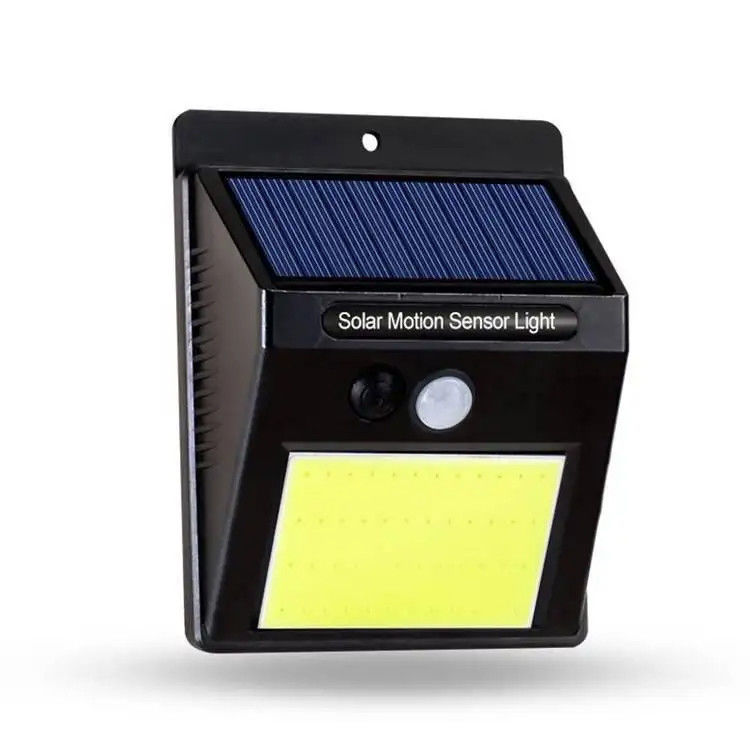 Energia solar 48 Cob LED Sensor de Movimento Luz de Parede de Segurança fornecida diretamente pelo